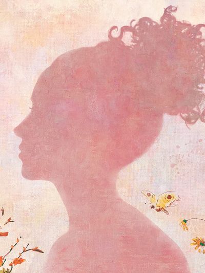 Silhouette of a Woman — Abstract Print. poster