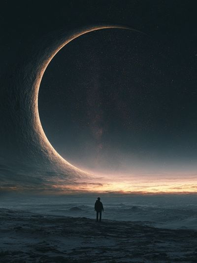 Eclipse Horizon Space Print.