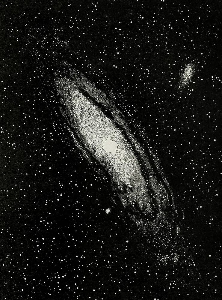 elements astronomy (1919) illustrated Charles. poster — space art
