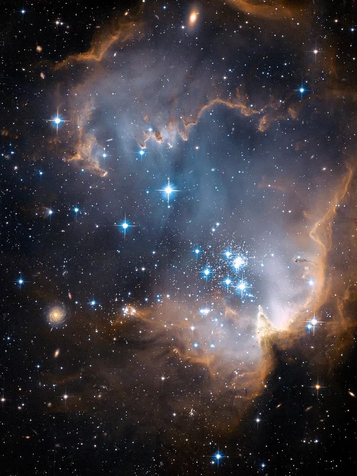 Nebula Starfield Space Poster. poster — space art