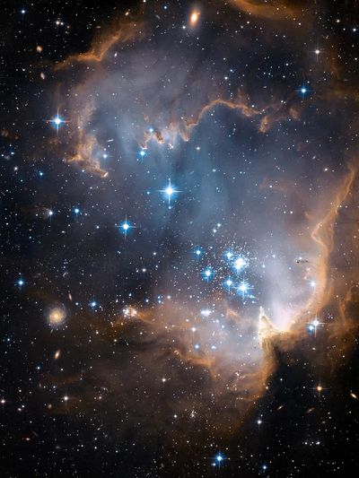 Nebula Starfield Space Poster