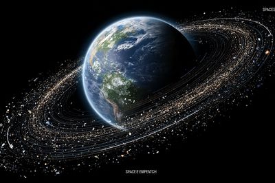 Earth Orbit Space Poster