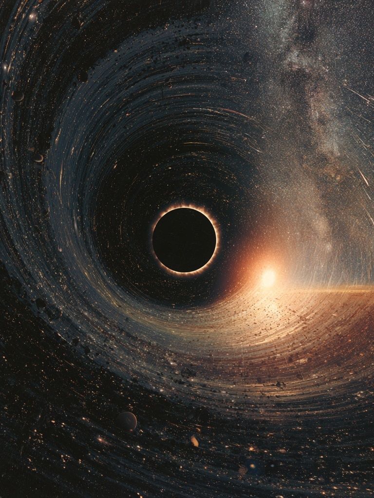 Cosmic Eclipse Space Print. poster detail