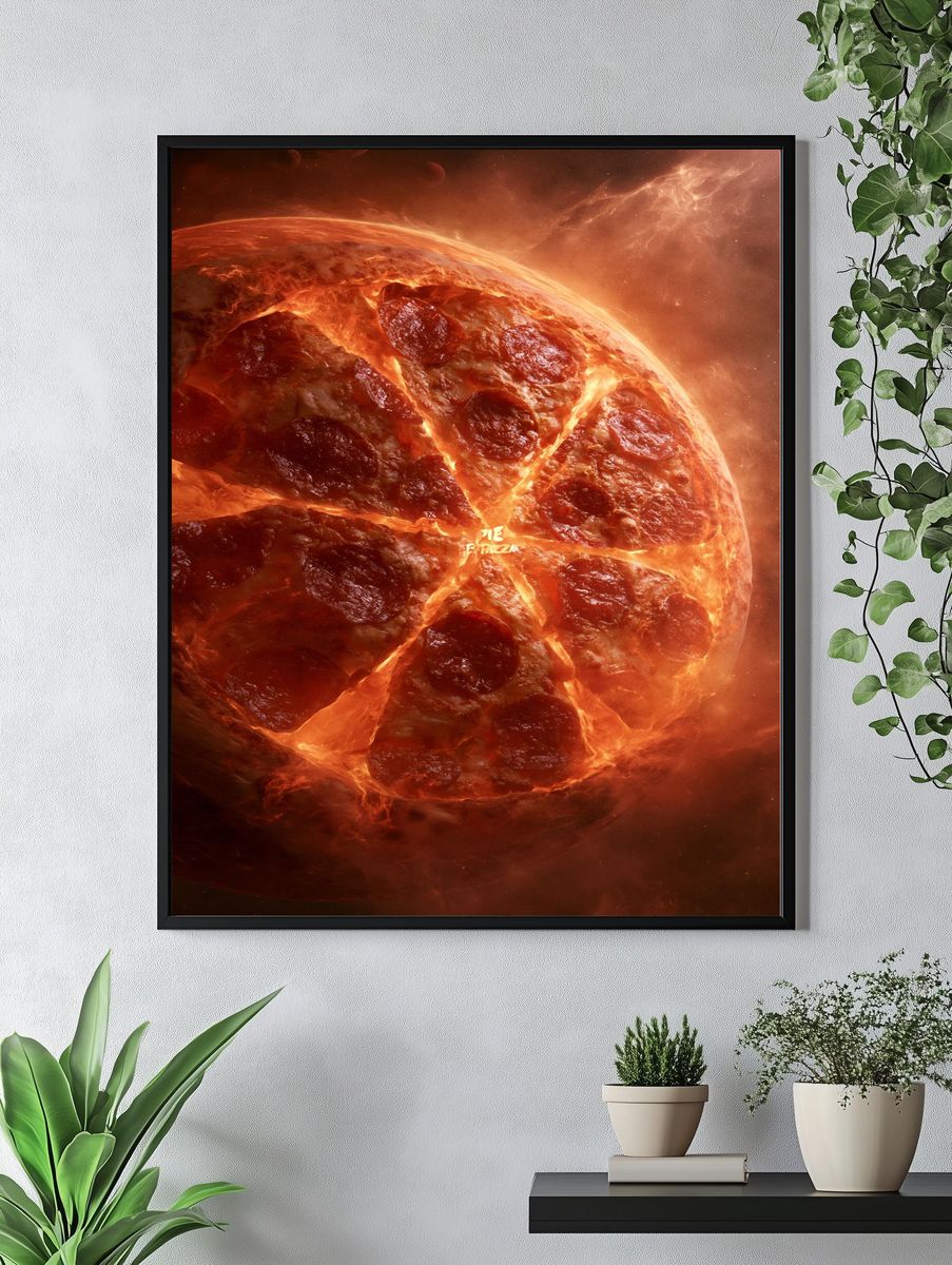 Pizza Planet Space Poster. — room view 4