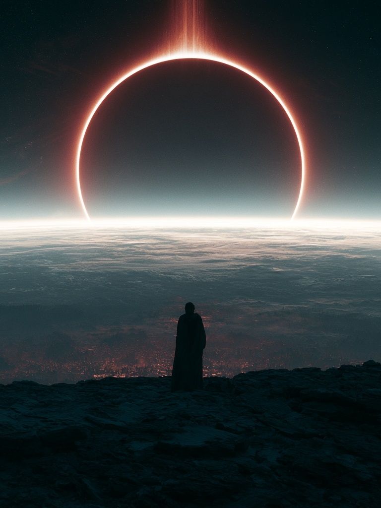 Eclipse Horizon Space Poster. poster detail