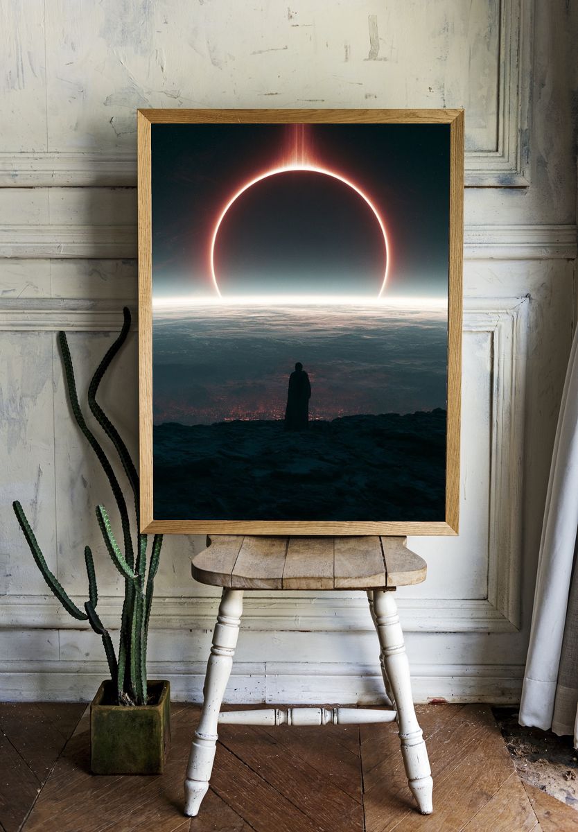 Eclipse Horizon Space Poster. — room view 1