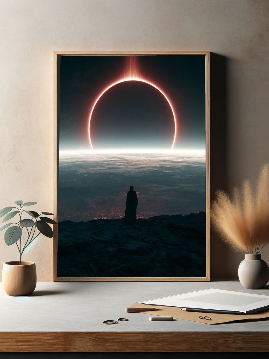 Eclipse Horizon Space Poster. — room view 2