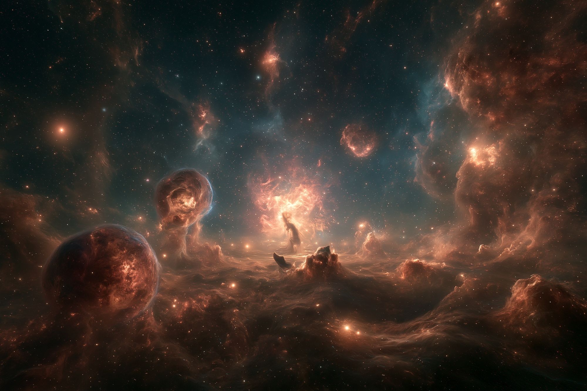 Cosmic Nebula Starscape Poster. poster detail