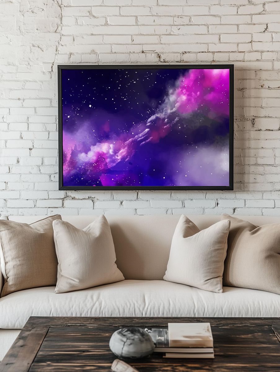 Abstract splashed watercolor textured background room preview