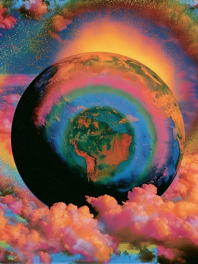 Cosmic Earth Dreamscape Poster. poster — space art