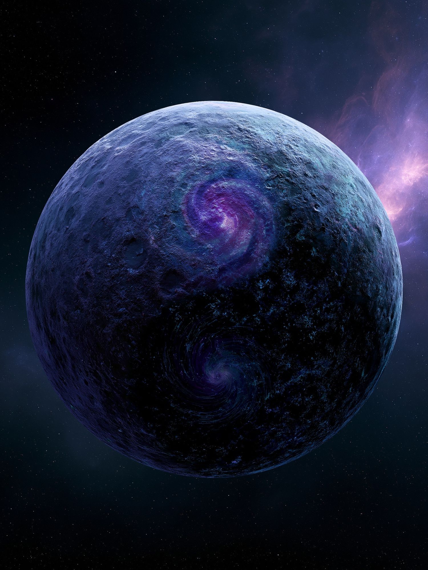 Cosmic Planet Space Print. poster detail