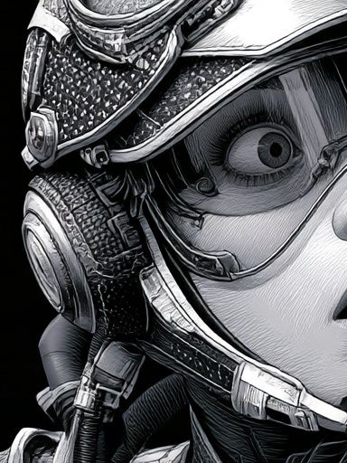 Astronaut Portrait — Sci-Fi Print. poster — space art
