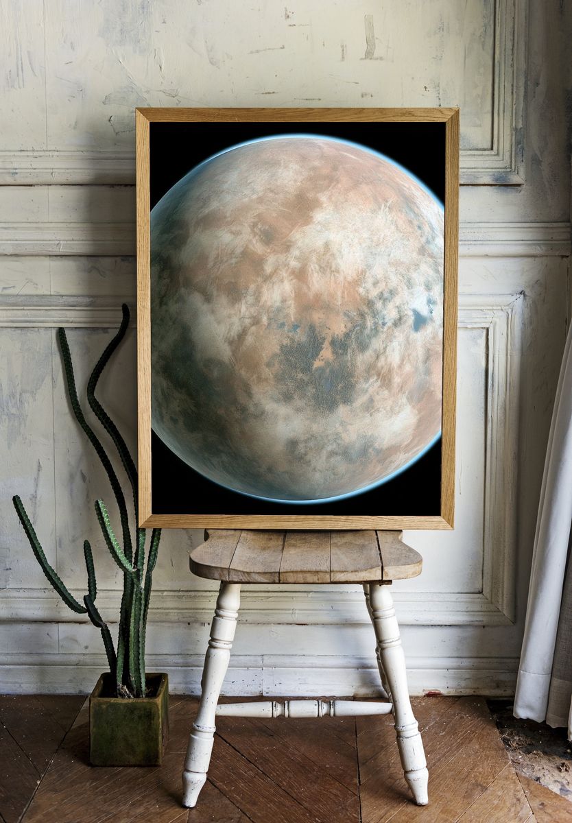 Exoplanet Orbital View Poster. — room view 1