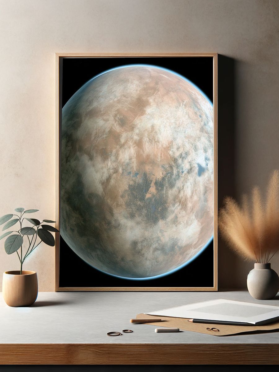 Exoplanet Orbital View Poster. — room view 2