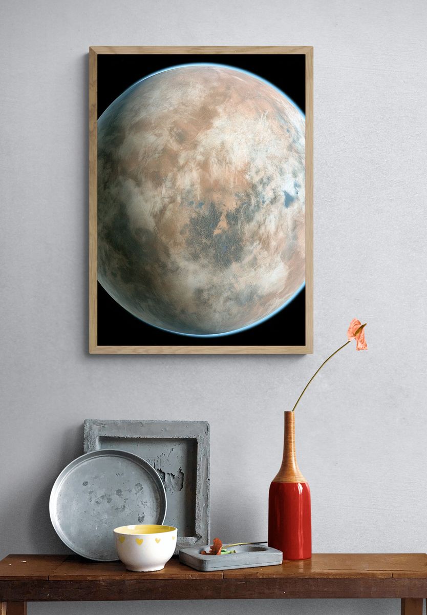 Exoplanet Orbital View Poster. — room view 3