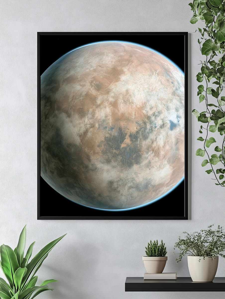 Exoplanet Orbital View Poster. — room view 4