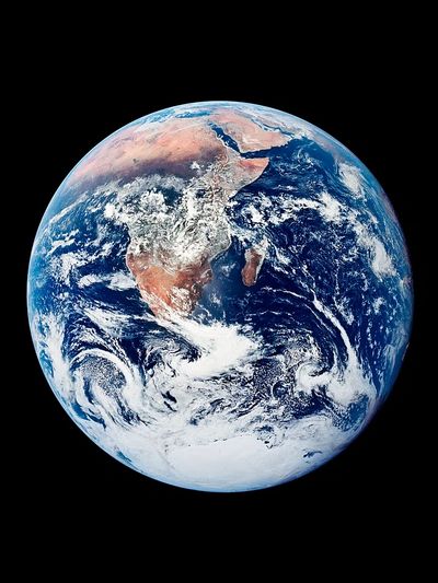 Amazing image Earth. Original NASA. poster