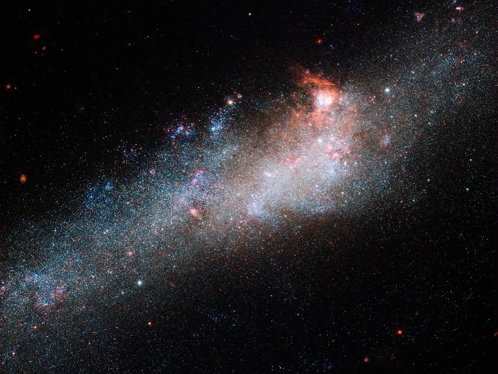 galaxy known as NGC 4656. poster detail