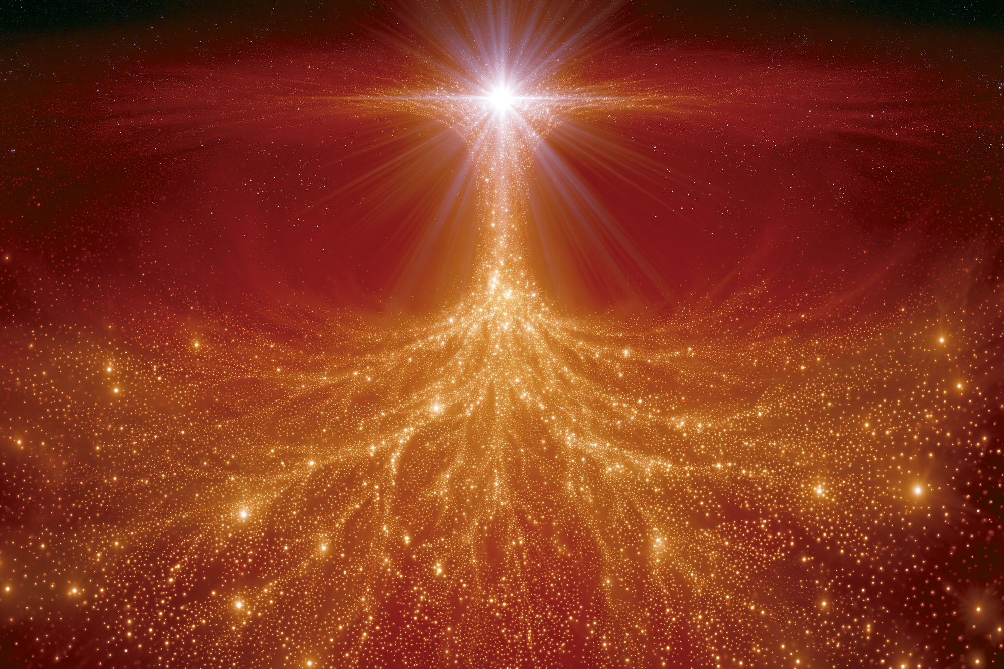 Celestial Light Burst Space Poster. poster detail