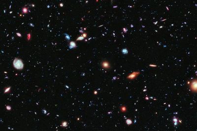 Space desktop wallpaper, HD background. poster