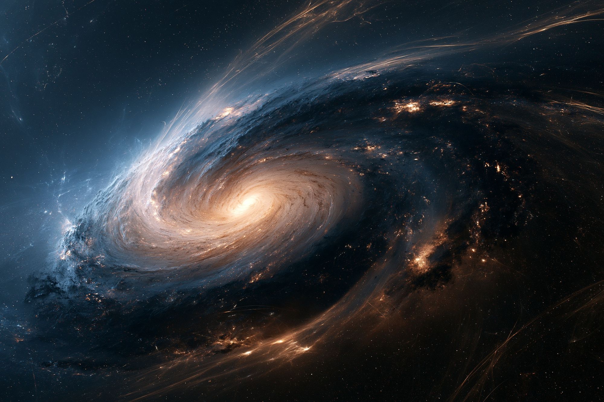 Spiral Galaxy Space Poster. poster detail