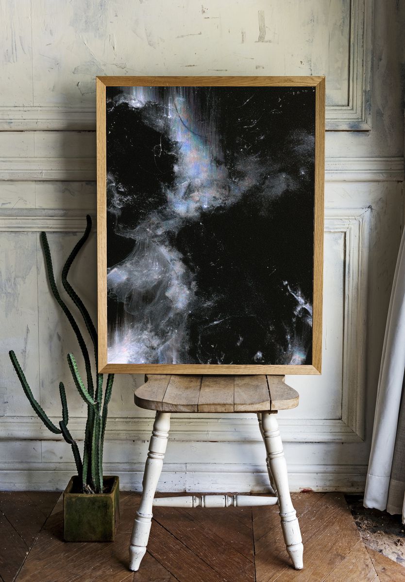 Cosmic Nebula Abstract Poster. — room view 1