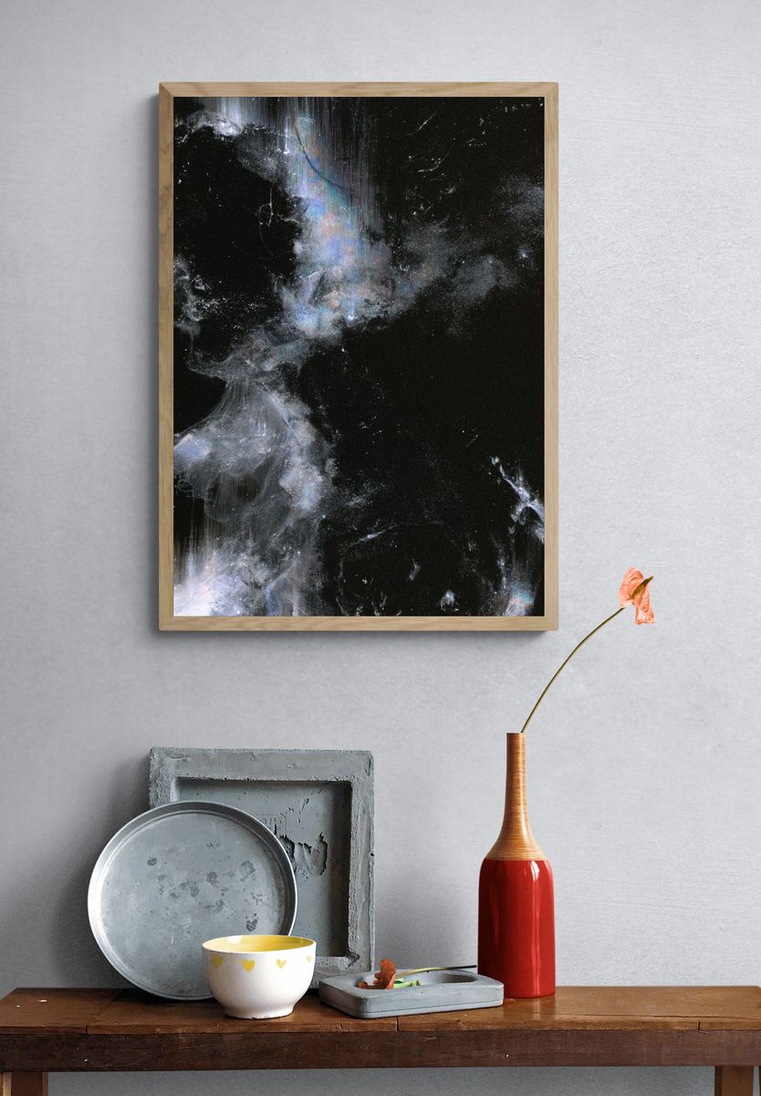 Cosmic Nebula Abstract Poster. — room view 3