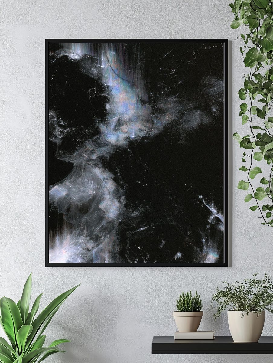 Cosmic Nebula Abstract Poster. — room view 4