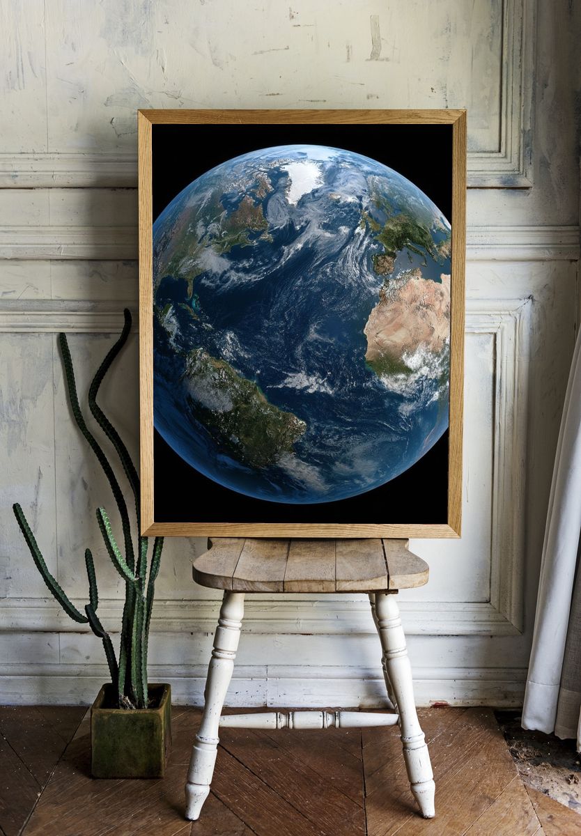 Earth from Space Photography Poster. — room view 1