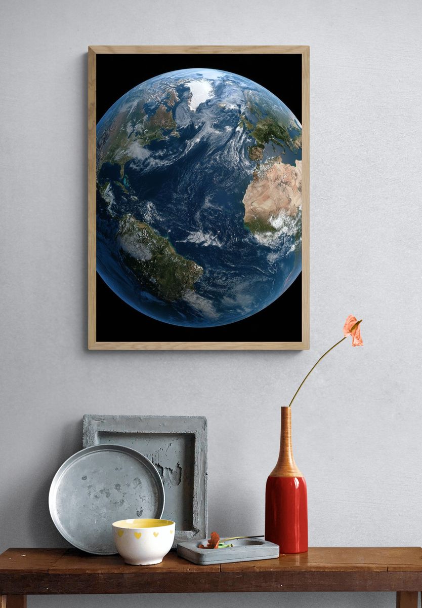 Earth from Space Photography Poster. — room view 3