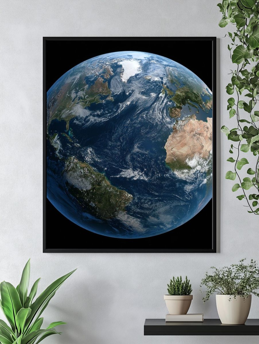 Earth from Space Photography Poster. — room view 4
