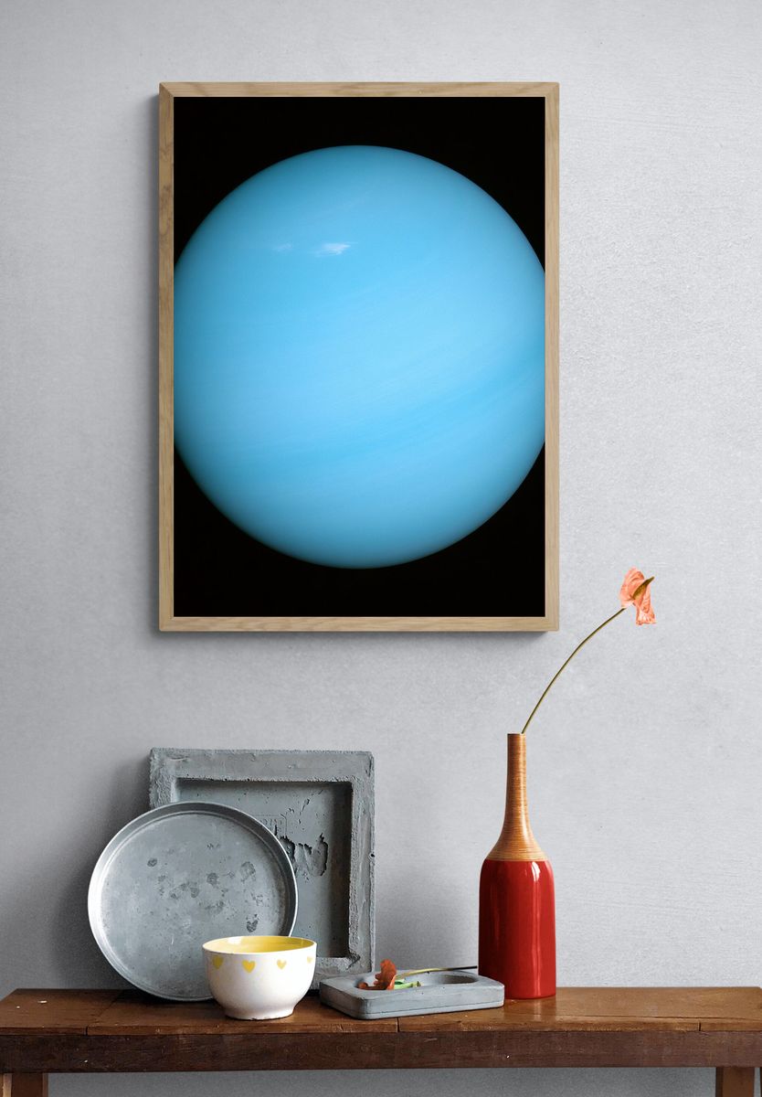 Blue Planet Abstract Poster. — room view 3