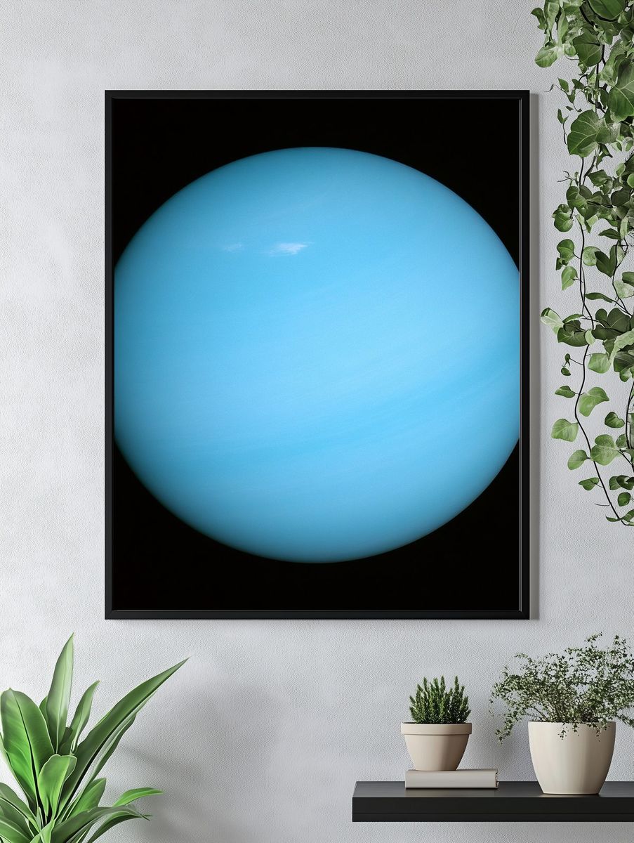 Blue Planet Abstract Poster. — room view 4