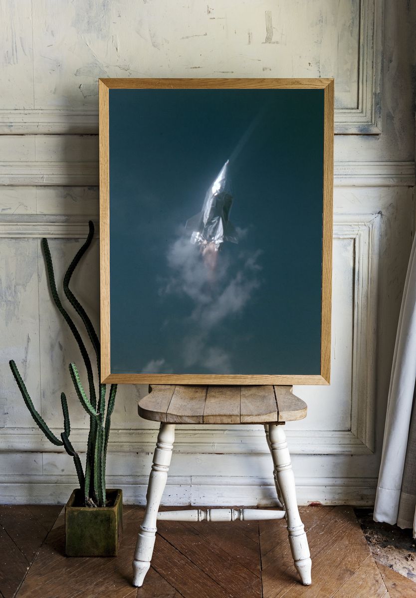 Rocket Launch Photography Poster. room preview