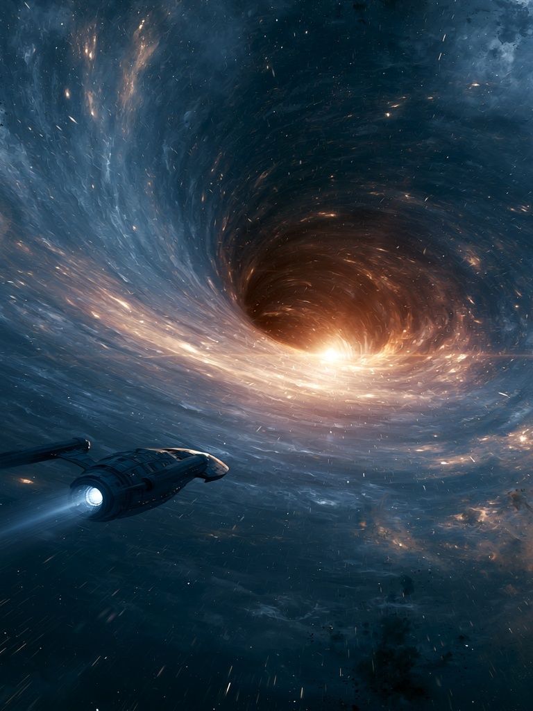 Cosmic Wormhole Space Poster. poster detail