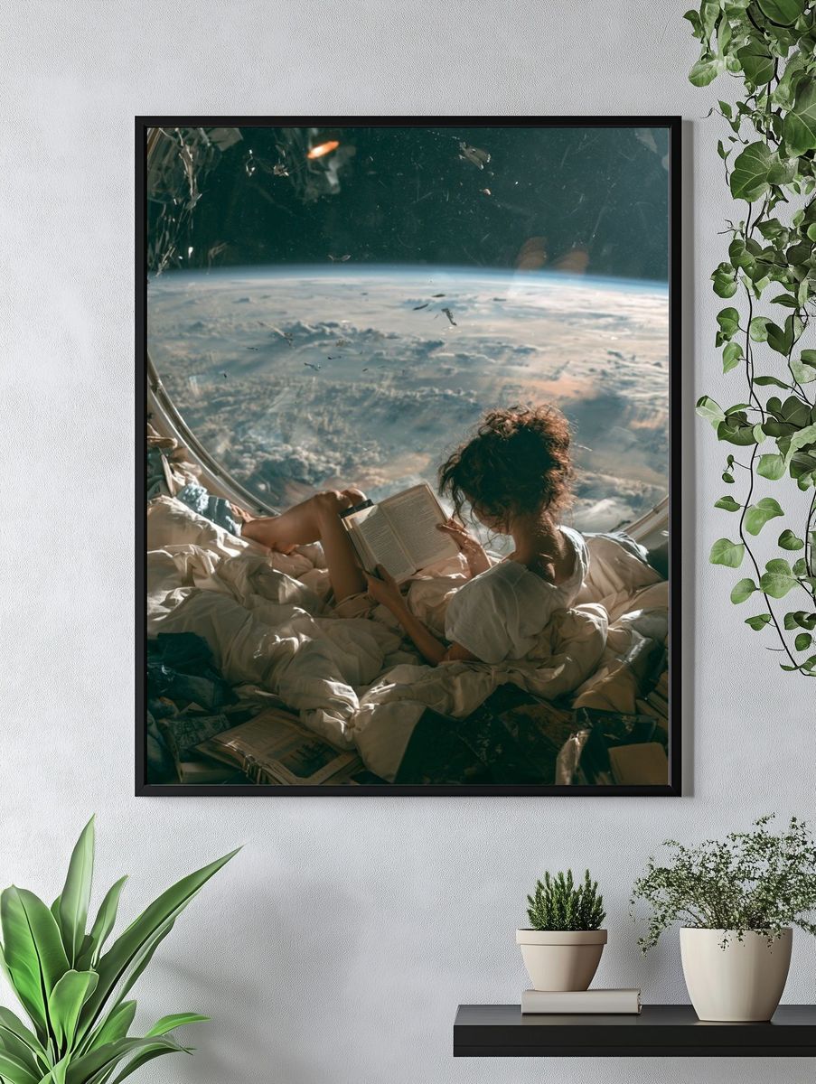 Orbital Reading Nook Space Print. — room view 4