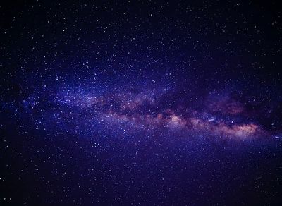 Galactic Night Sky Poster
