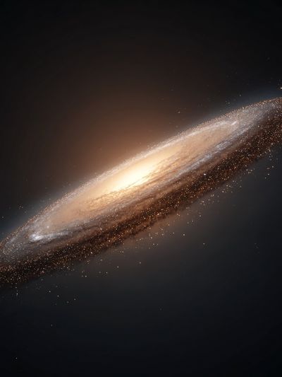 Galactic Spiral — Space Print. poster