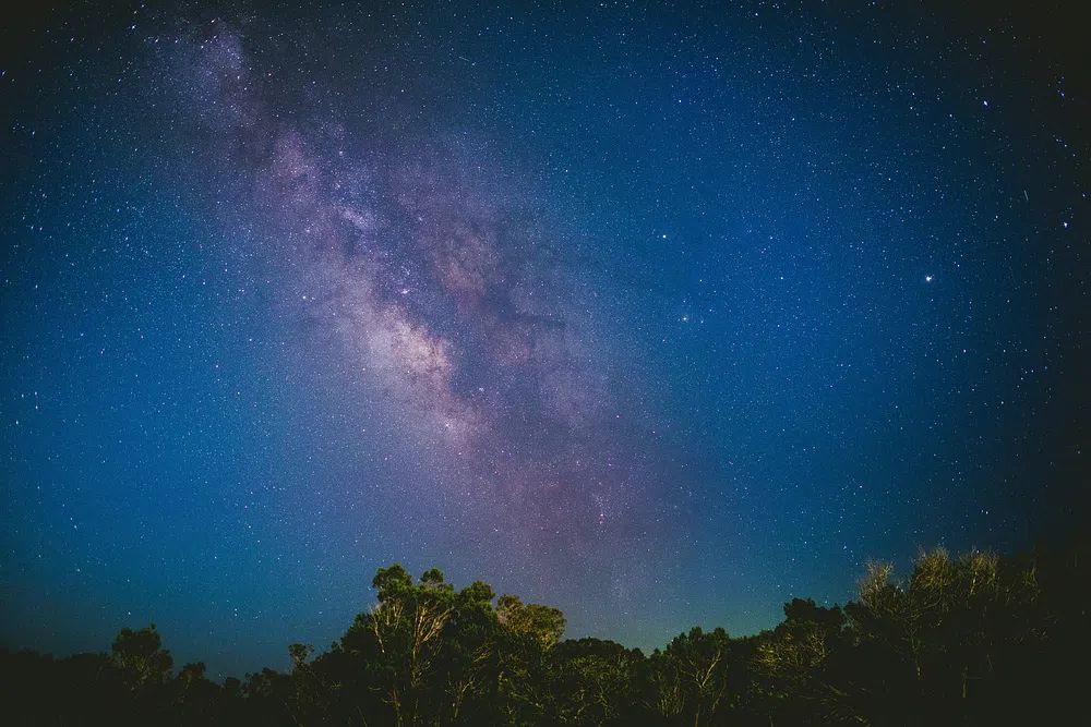 Milky Way Night Sky Poster. poster — space art