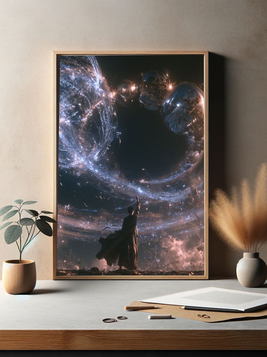 Celestial Wanderer Space Print. — room view 2