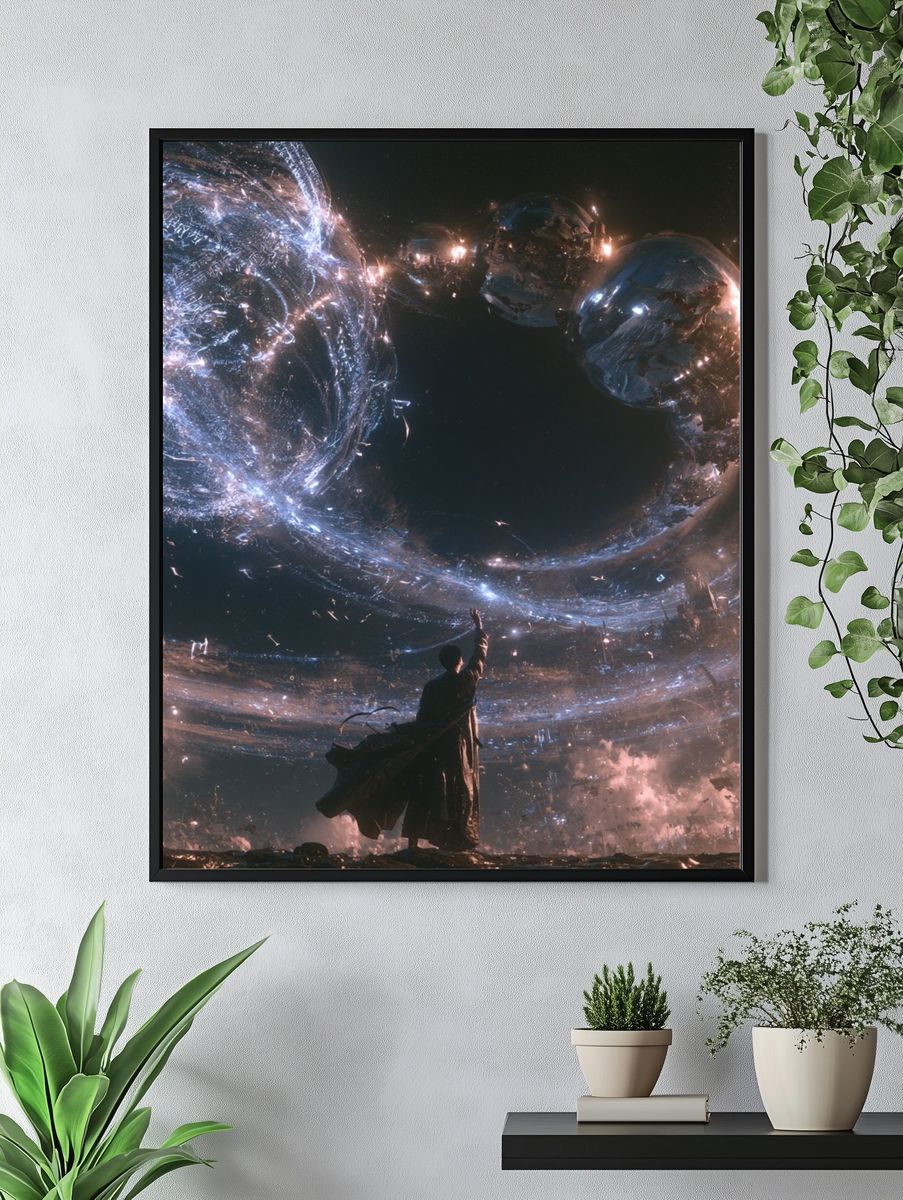 Celestial Wanderer Space Print. — room view 4