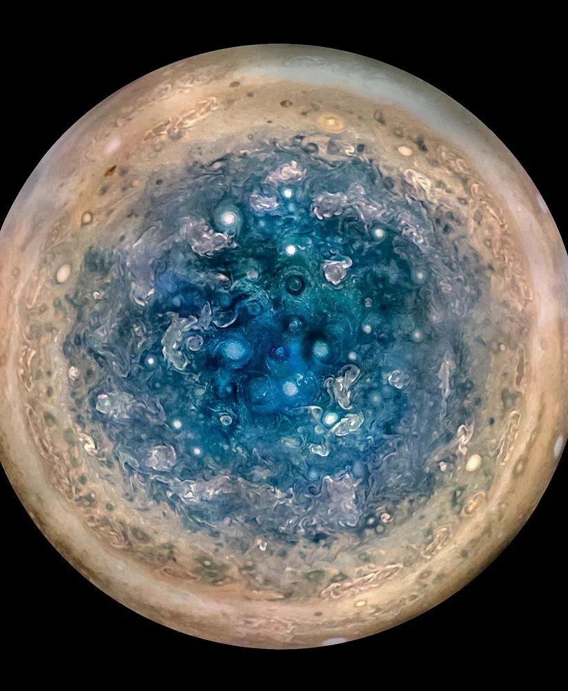 Jupiter's Atmosphere — Space Print. poster detail