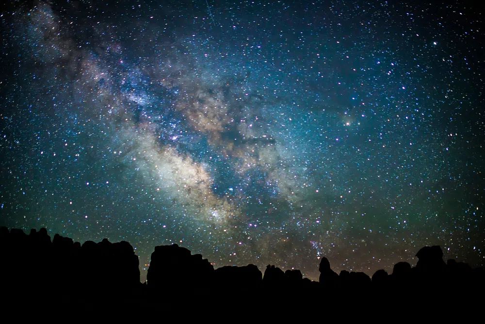 Milky Way Galaxy Night Sky Poster. poster — space art
