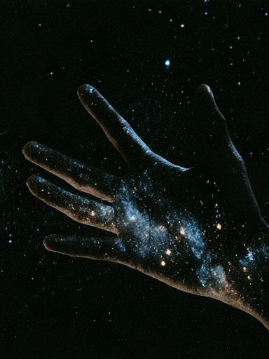 Cosmic Hand Space Poster. poster detail
