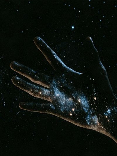 Cosmic Hand Space Poster. poster
