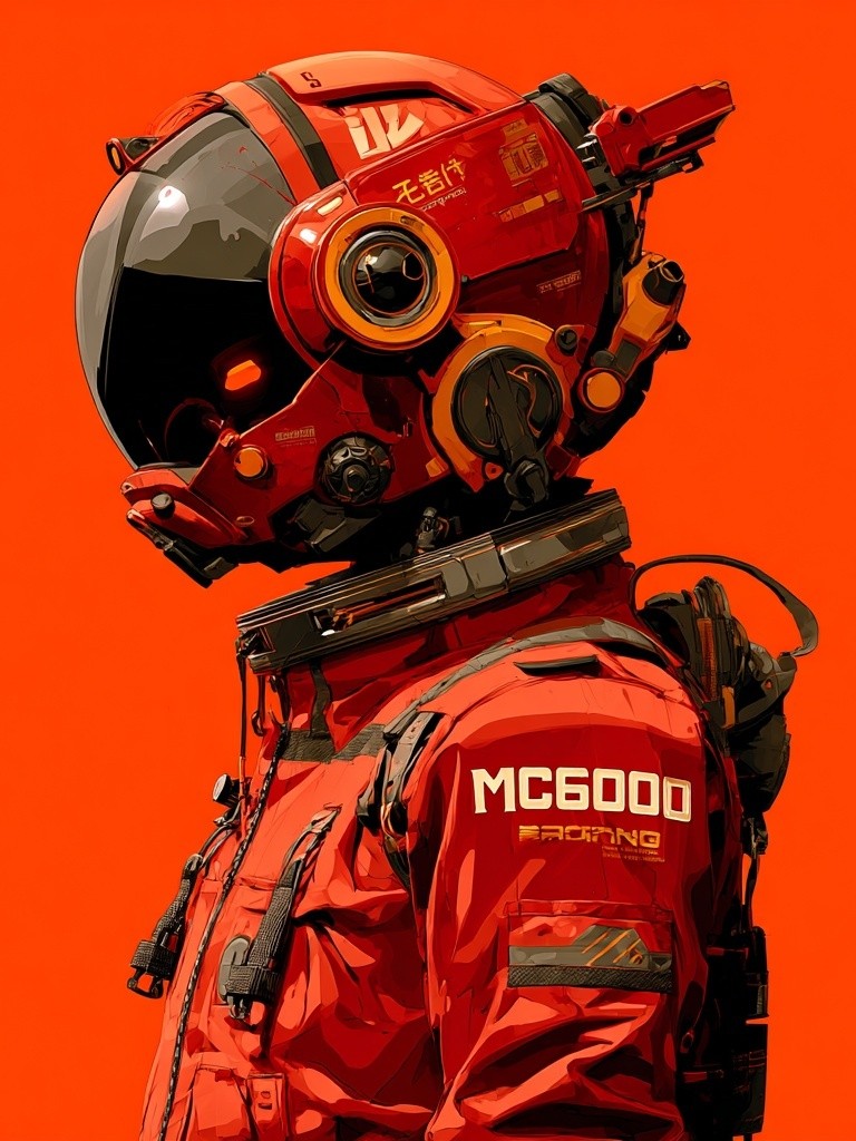 MC6000 Space Suit — Digital Art Print. poster detail