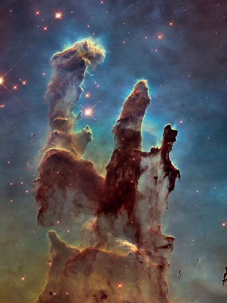Pillars of Creation — Space Print. poster detail