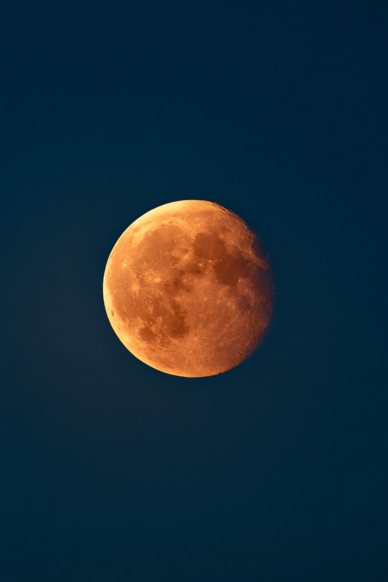 Blood Moon Minimalist Poster. poster — space art