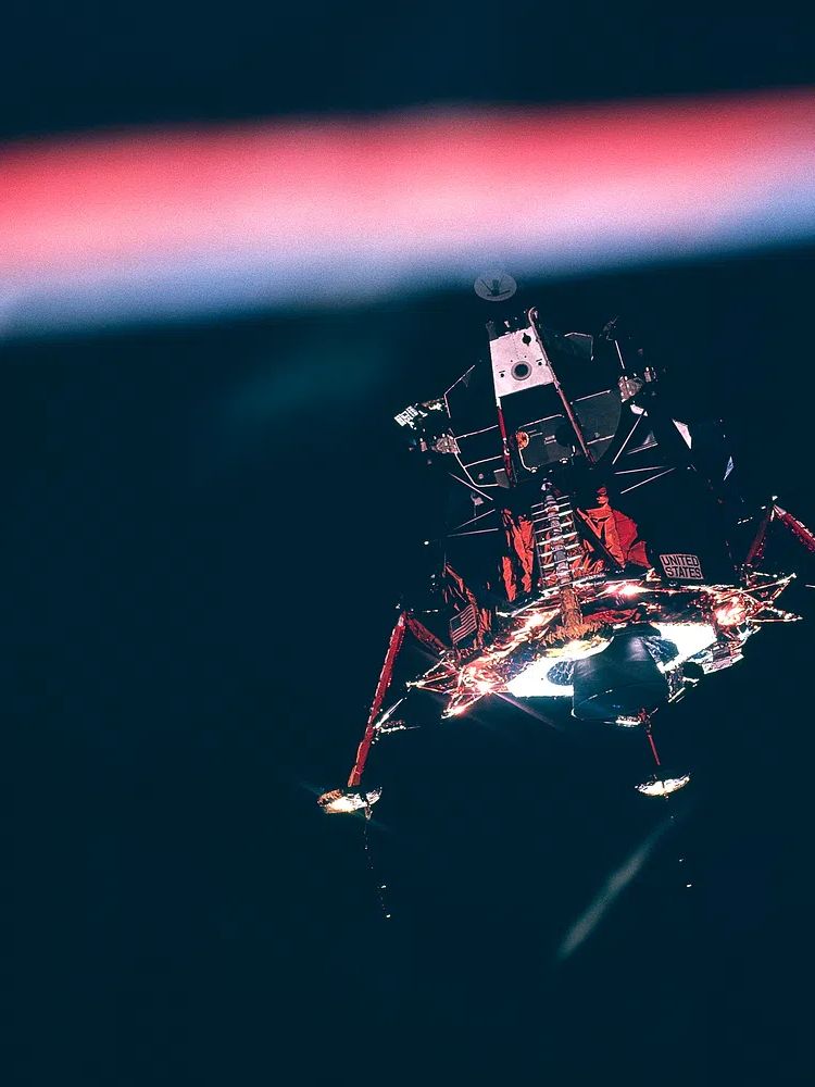 Lunar Module — Space Print. poster detail