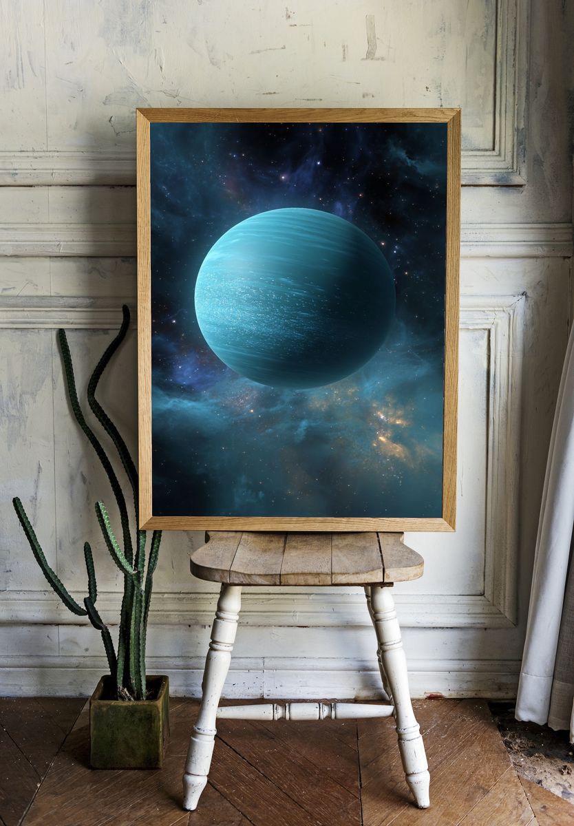 Neptune — Space Print room preview